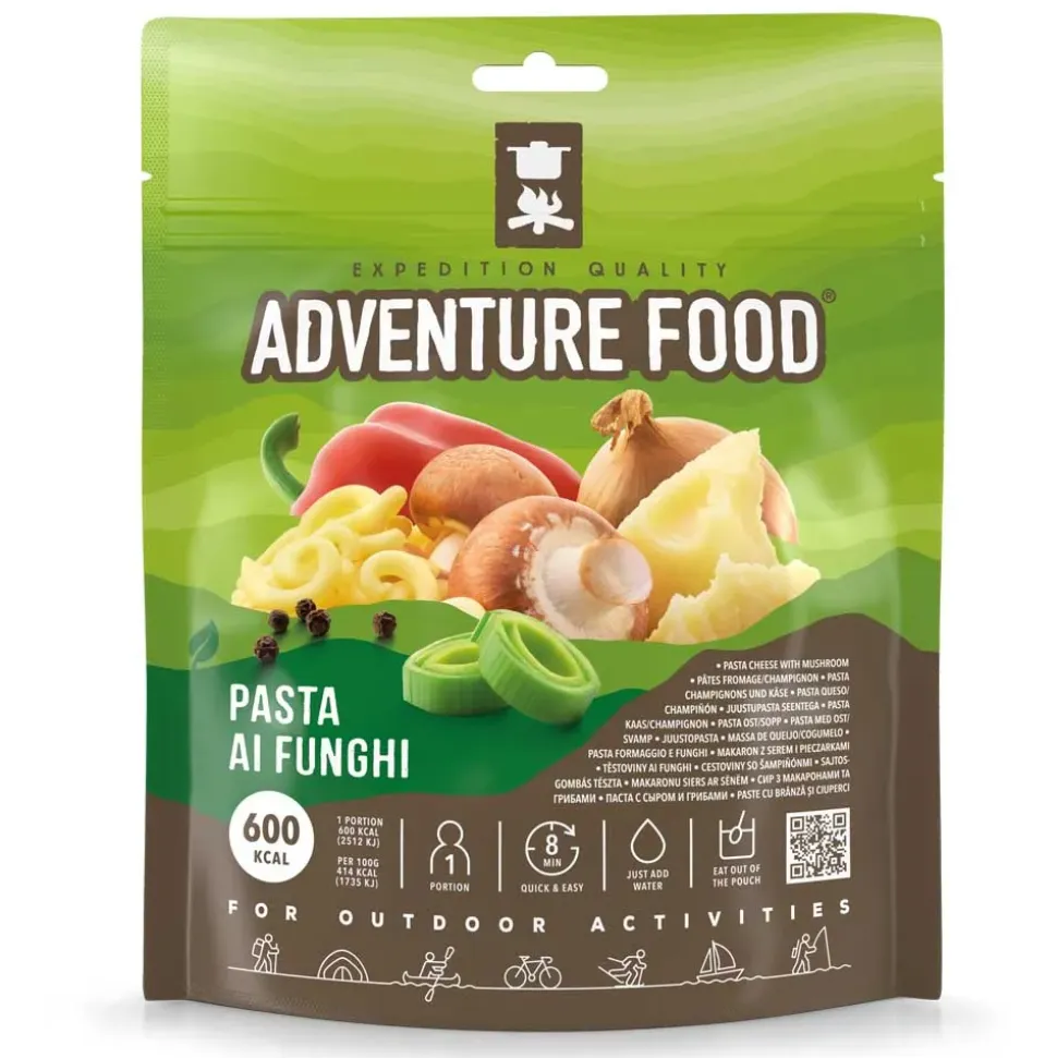 Adventure Food Pasta con champiñones