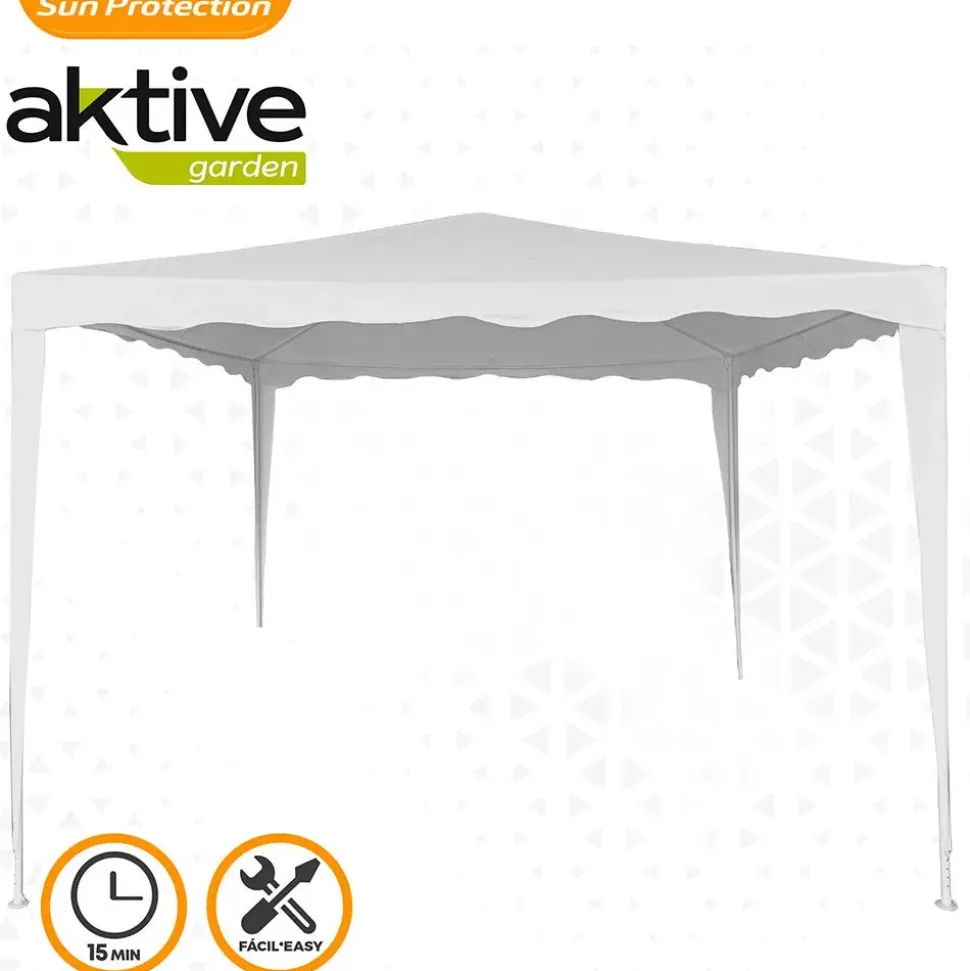 Aktive Gazebo cuadrado 300x300x250 cm