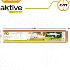 Aktive Gazebo Rectangular de Plástico 300x600x255 cm reacondicionado