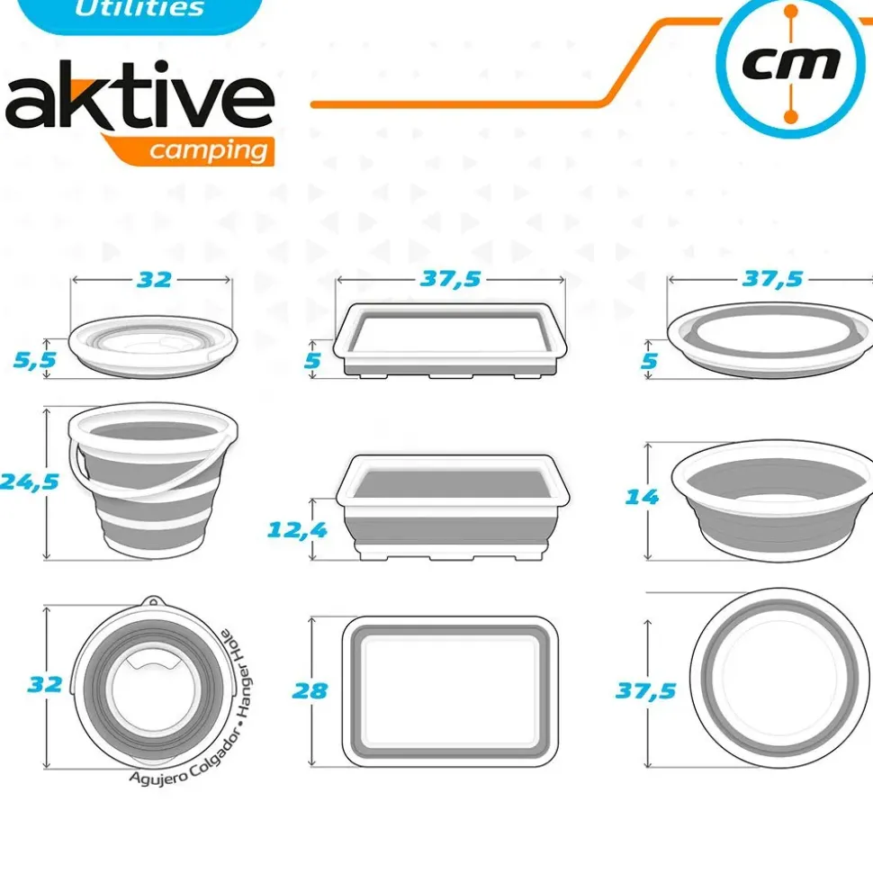 Aktive Kit de camping plegable