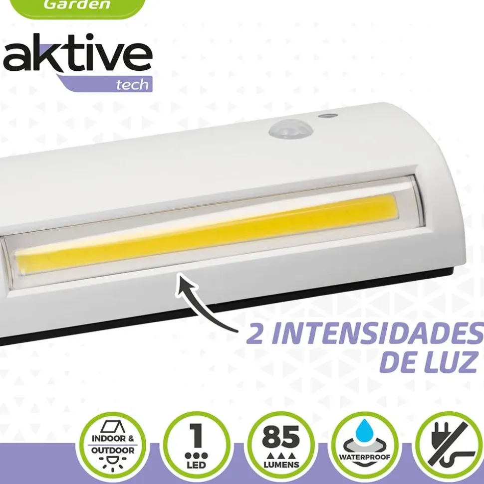 Aktive Lámpara LED impermeable para jardín Tech