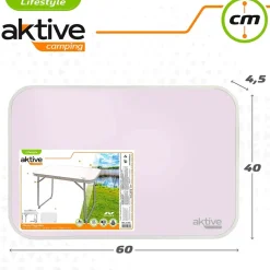 Aktive Mesa Plegable de Aluminio 60x40x50 cm reacondicionado