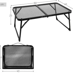 Aktive 63084 mesa plegable pequeña para acampar