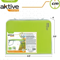 Aktive Mesa plegable 60x40x26 cm