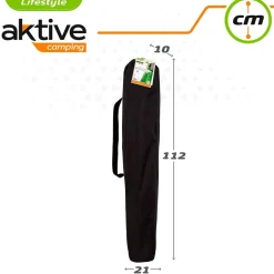 Aktive Mesa 110x70x70 cm Aluminium Folding