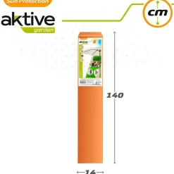 Aktive Parasol hexagonal con protección UV y mástil Aluminio 270 cm 38 mm 240 cm