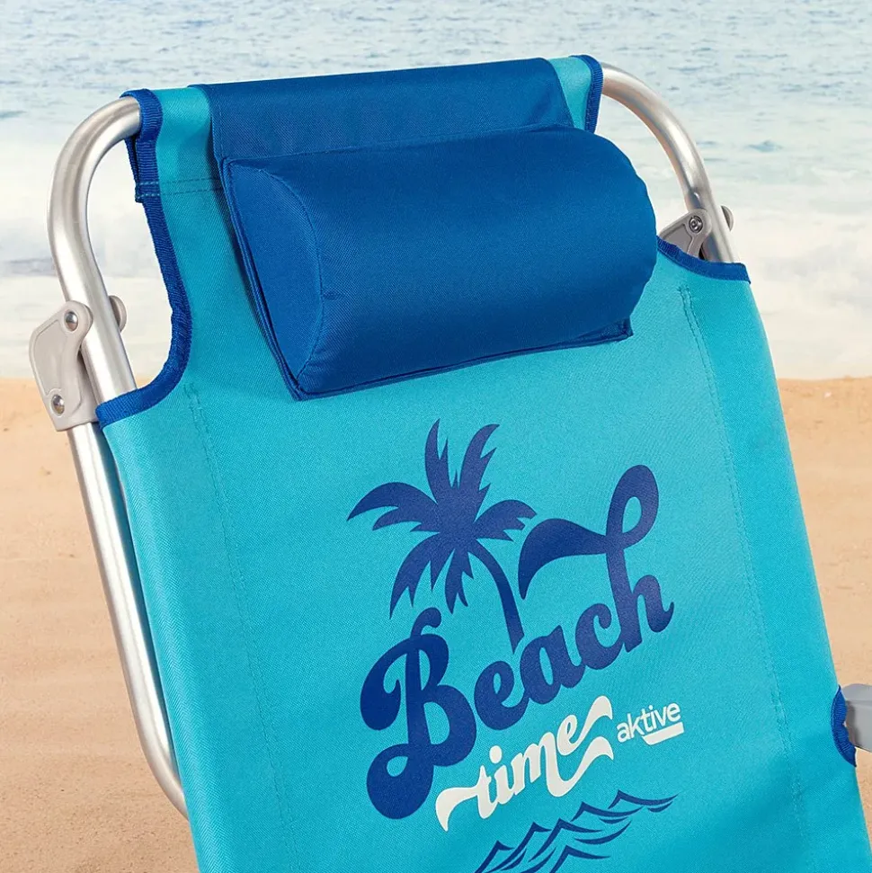Aktive Silla de playa Low Toe 5 Positions With Cushion And Removable Bag