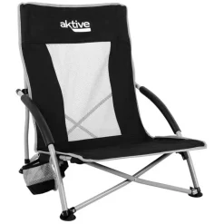 Aktive Silla plegable baja Acero 56x51x67 cm