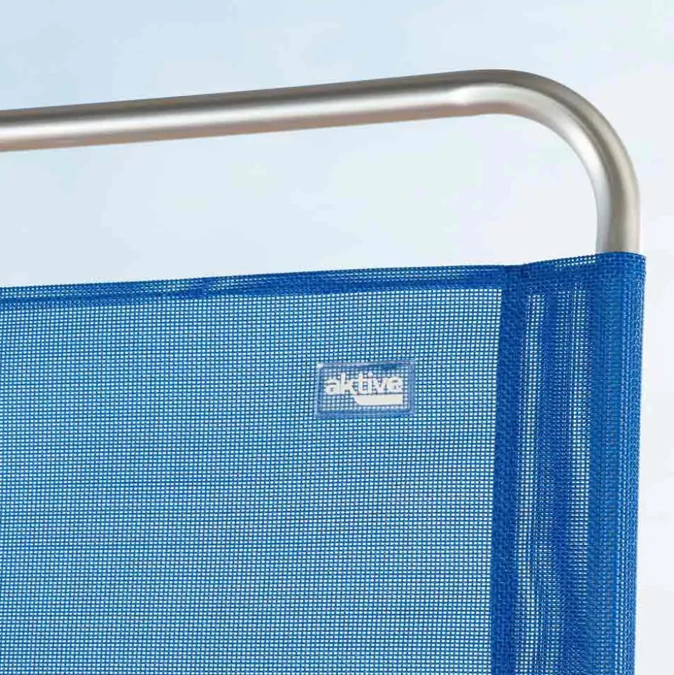 Aktive Silla plegable de aluminio baja 51x44x49 cm