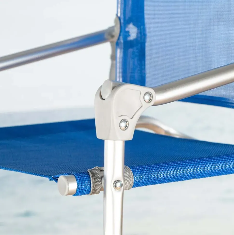 Aktive Silla plegable de aluminio baja 51x44x49 cm