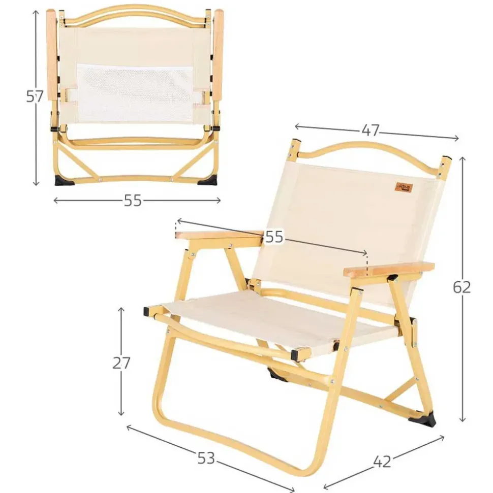 Aktive Silla Plegable de Glamping