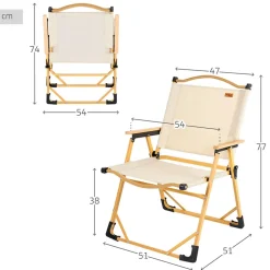 Aktive Silla plegable de lujo para acampar