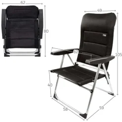 Aktive Silla plegable multiposición Deluxe