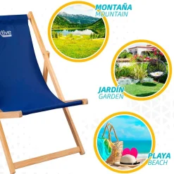 Aktive Silla plegable 56x77.5x78 cm
