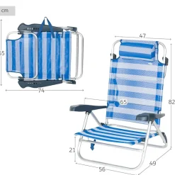 Aktive Sillón plegable multiposición 62666