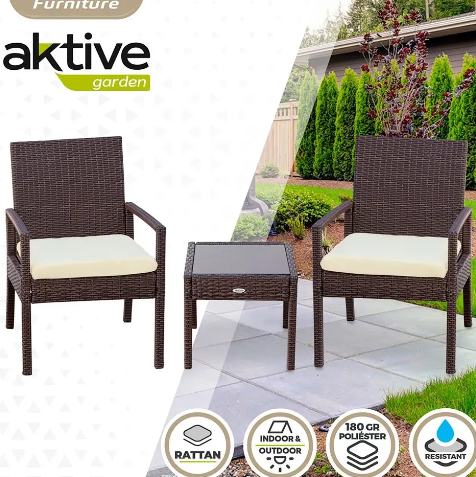 Aktive 2 Sillones Con Mesas