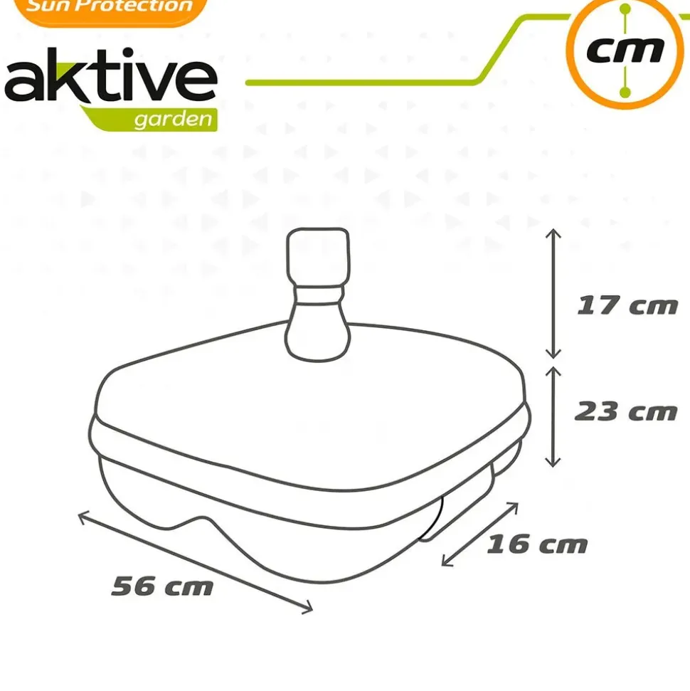 Aktive -Sombrilla base 42kg 57x56x40 cm