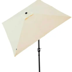 Aktive Sombrilla cuadrada con protección UV para poste alto Aluminio 270x270 cm 38 mm 260 cm
