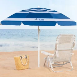 Aktive Sombrilla de playa 180 cm Inclinable Mast And UV50 Protection