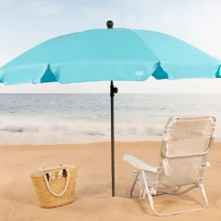 Aktive Sombrilla de playa Ø200cm UV30 inclinable mast