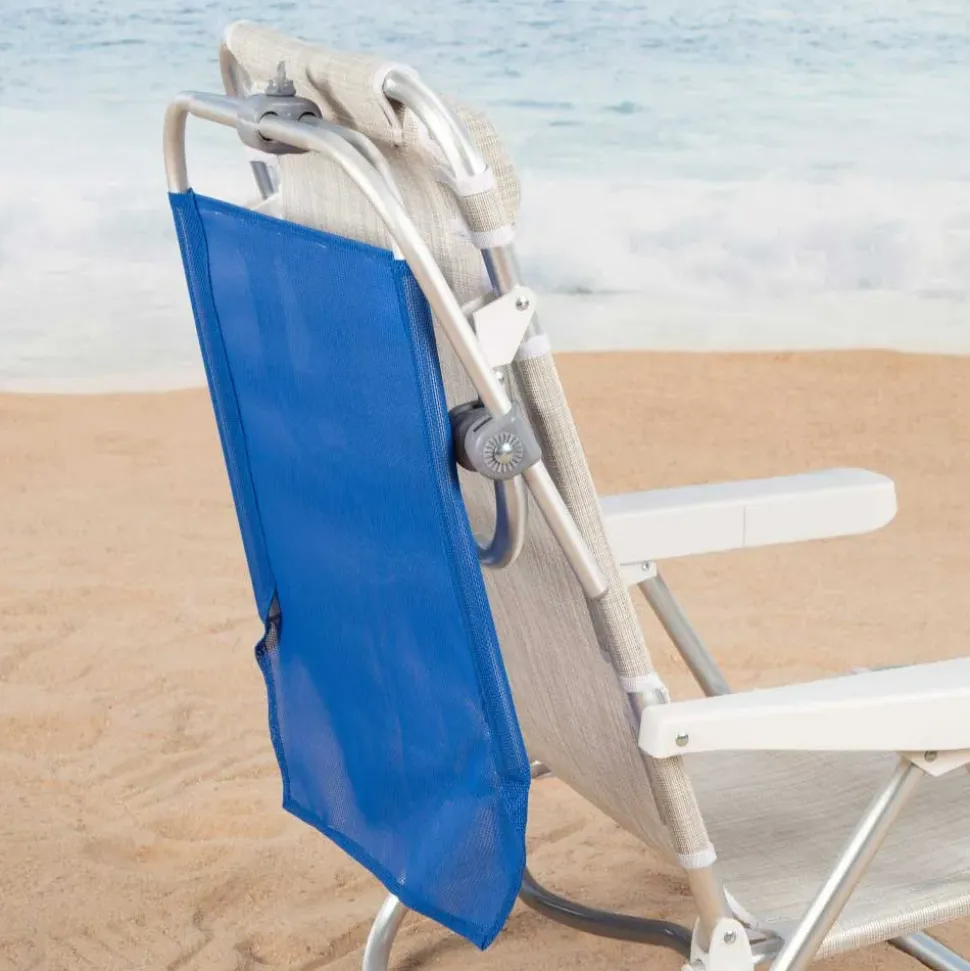 Aktive Sombrilla inclinable para silla de playa 45x50 cm
