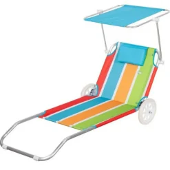 Aktive 62682 tumbona para carro de playa 52x117x62 cm