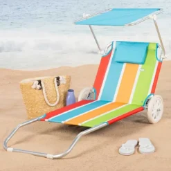 Aktive 62682 tumbona para carro de playa 52x117x62 cm