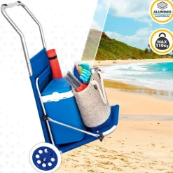 Aktive Tumbona plegable para playa 2 en 1 6x117x6 cm