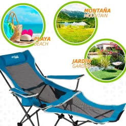 Aktive Tumbona 62x168x95 cm reacondicionado