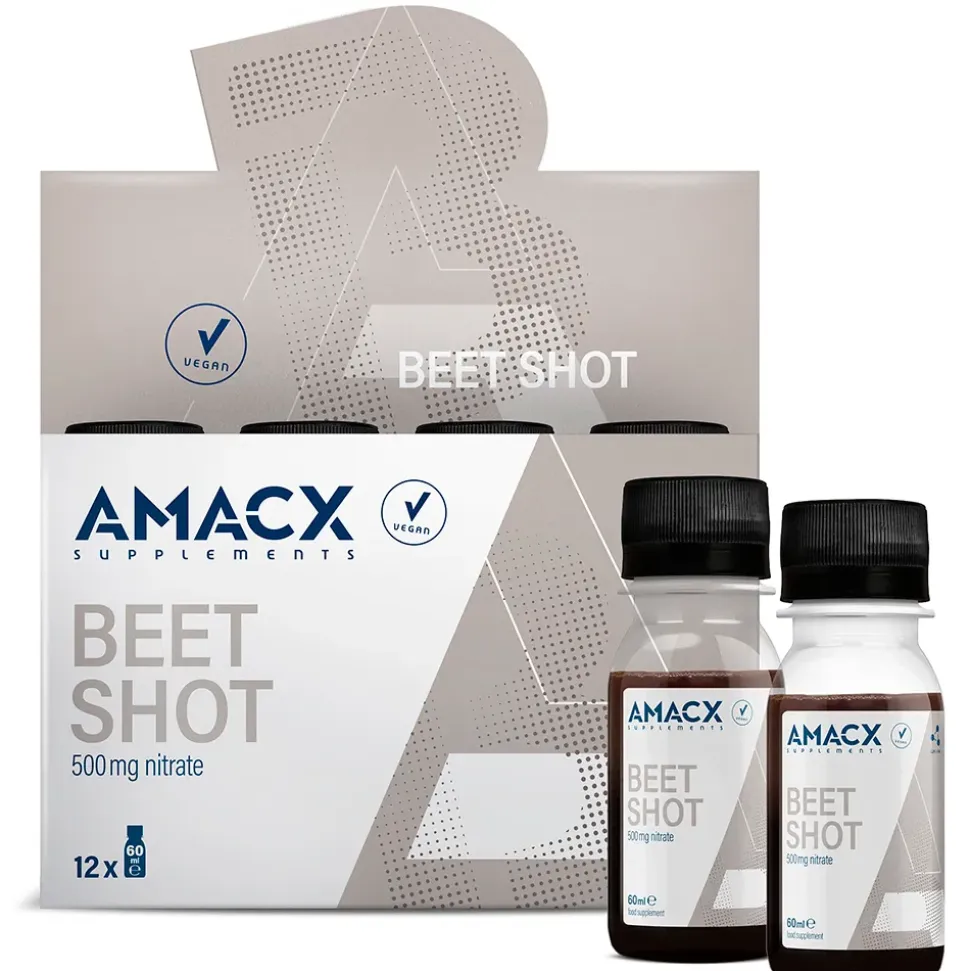 Amacx Energía Beet Shot 500mg 12 unidades