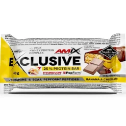 Amix Barrita de proteínas Exclusive Banana&Chocolate 40g
