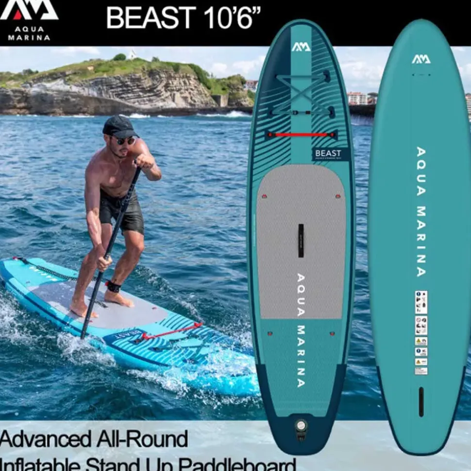 Aqua Marina Set de paddle surf hinchable Beast 10´6´´