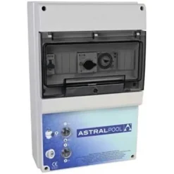 Astralpool 74992 Caja de control tipo B para protección de sobrecarga de bomba y 1 juego de luces LED subacuáticas 1l 100V