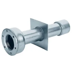 Astralpool 00328 Inox AIXI304 L340mm conducto de pared con rosca interior de 1 1/2 en ambos extremos
