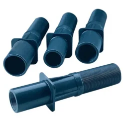 Astralpool 00322 Ø2´´ + int Ø 2´´ int L150mm Tubería corrugada de PVC con conexión roscada para piscinas de hormigón 50mm