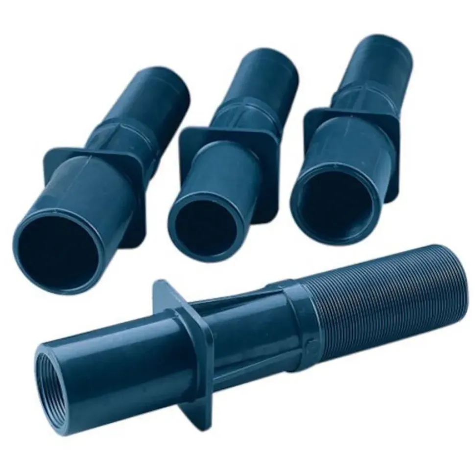Astralpool 00322 Ø2´´ + int Ø 2´´ int L150mm Tubería corrugada de PVC con conexión roscada para piscinas de hormigón 50mm