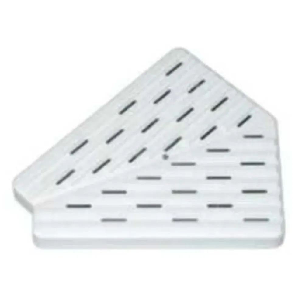Astralpool Placa polipropileno para esquina de canal rebosadero 22389 45º h22mm L300mm L1_295mm