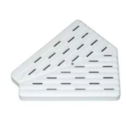 Astralpool Placa polipropileno para esquina de canal rebosadero 22387 45º h22mm L200mm L1_195mm