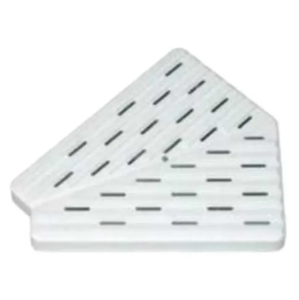 Astralpool Placa polipropileno para esquina de canal rebosadero 22388 45º h22mm L250mm L1_245mm