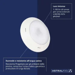 Astralpool Proyector 64561 LumiPlus Essential Rapid RGB RC1100 For Concrete Pool