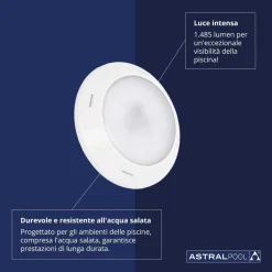 Astralpool Proyector 64339 LumiPlus Essential Rapid White For Liner Pool