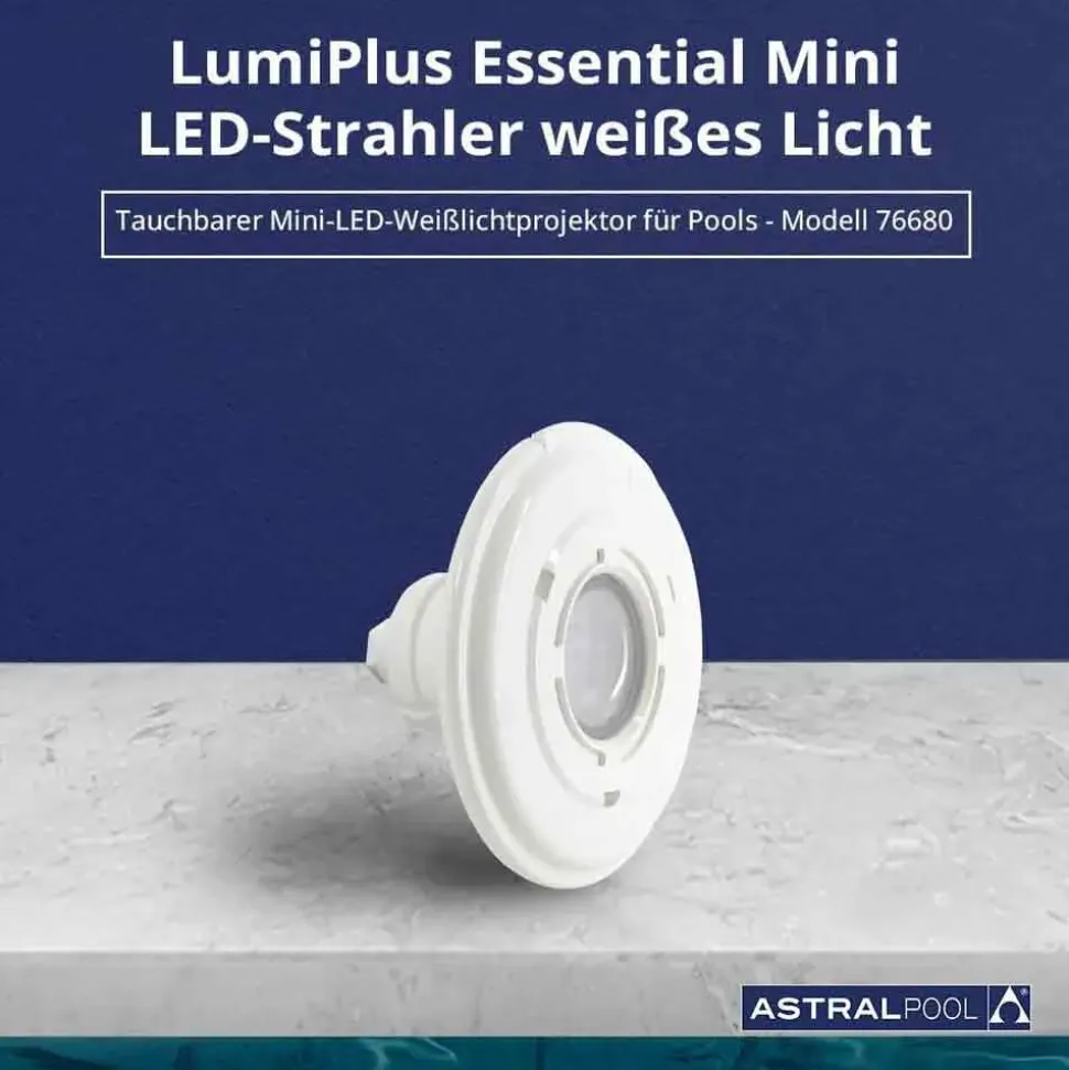 Astralpool Proyector 76680 Mini White Niche Mounted reacondicionado