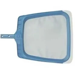 Astralpool Recogedor de hojas plano con línea azul y fijación de mariposa