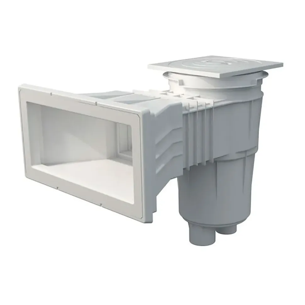 Astralpool 11311 skimmer boca larga estándar cubierta cuadrada para piscinas de liner 17.5L reacondicionado