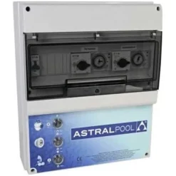 Astralpool 70424 Tipo D + Caja de control Tipo D con protección de sobrecarga para 2 bombas y control para 2 luces subacuáticas
