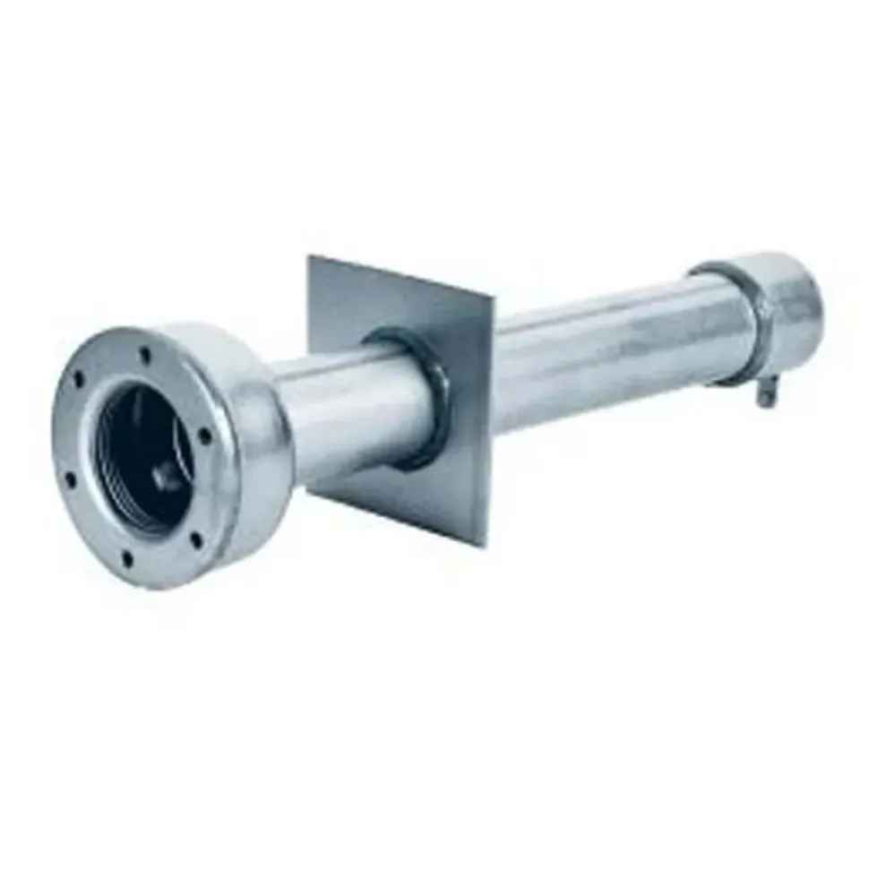 Astralpool Tubo corrugado de pared 00344 con rosca hembra de 1 1/2´´ en ambos extremos para entrada 16331 toma equipotencial Acero inoxidable 240mm