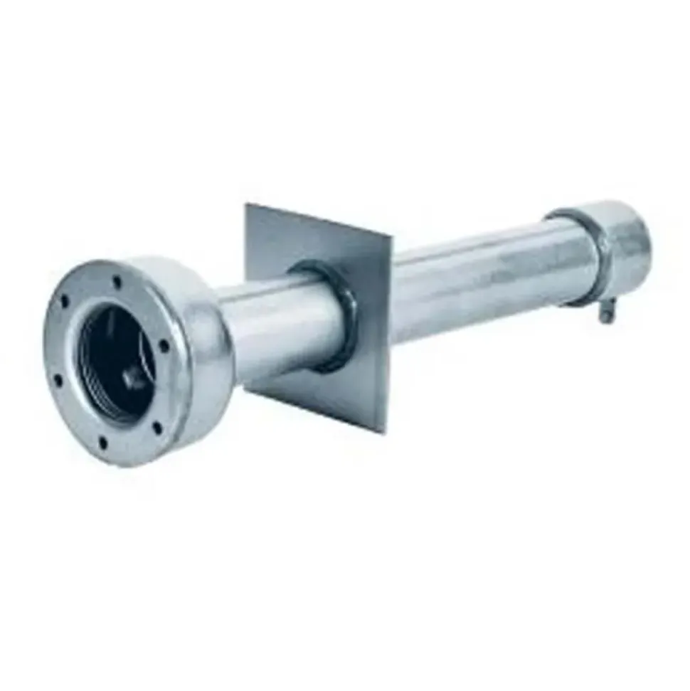 Astralpool Tubo corrugado de 00345 para pared con extremos roscados hembra de 1 1/2´´ para entrada y salida equipotencial 16331 Acero inoxidable 340mm
