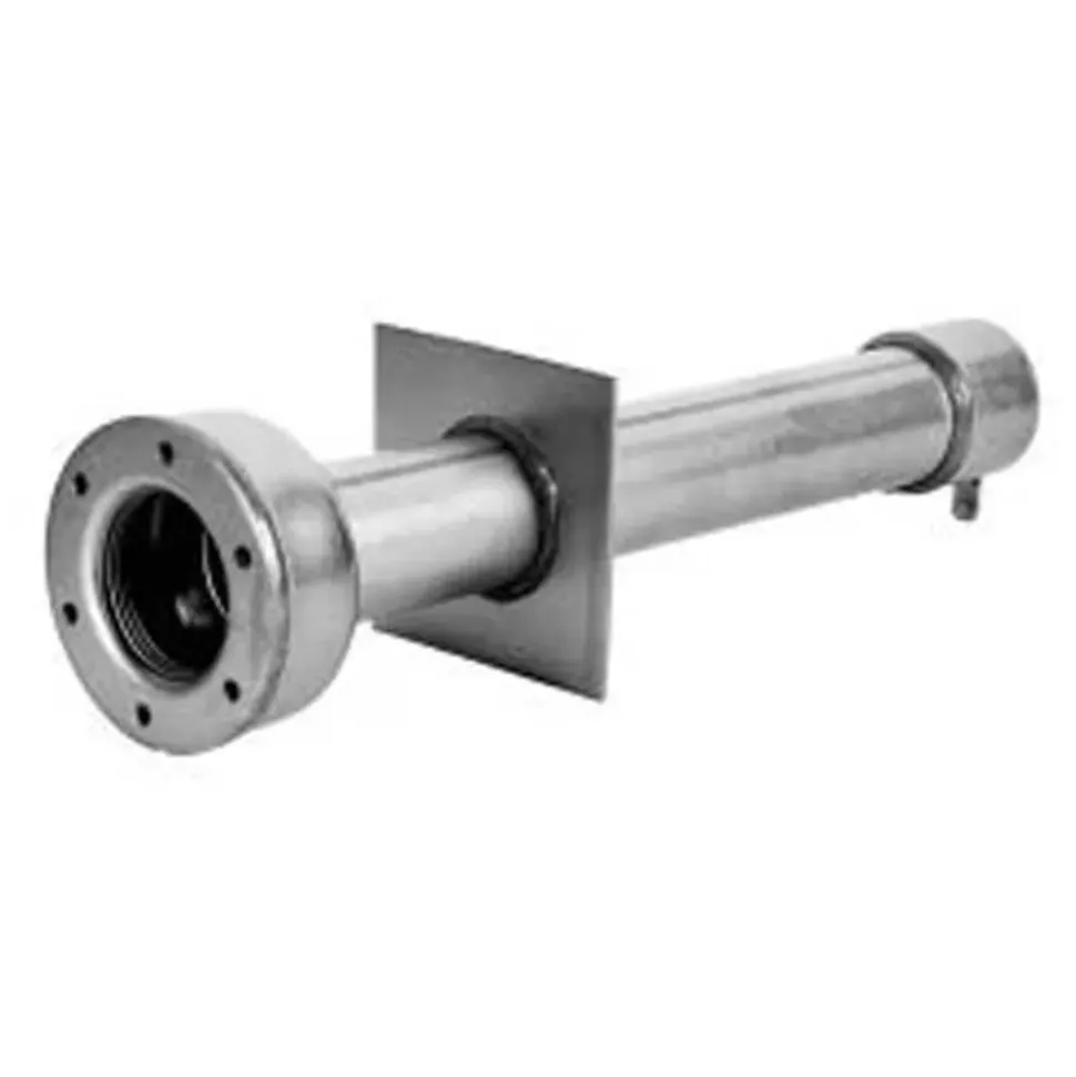 Astralpool Tubo corrugado de 00345 para pared con extremos roscados hembra de 1 1/2´´ para entrada y salida equipotencial 16331 Acero inoxidable 340mm