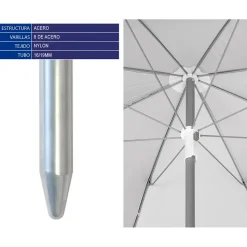 Atosa Parasol Upf 3 Surtido 16/19 mm 140 cm