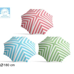 Atosa Sombrilla de metal orientable UPF 3 Nylon Surtido 19/22 mm 180 cm